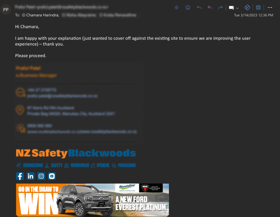 Client management and justifying my design decisions